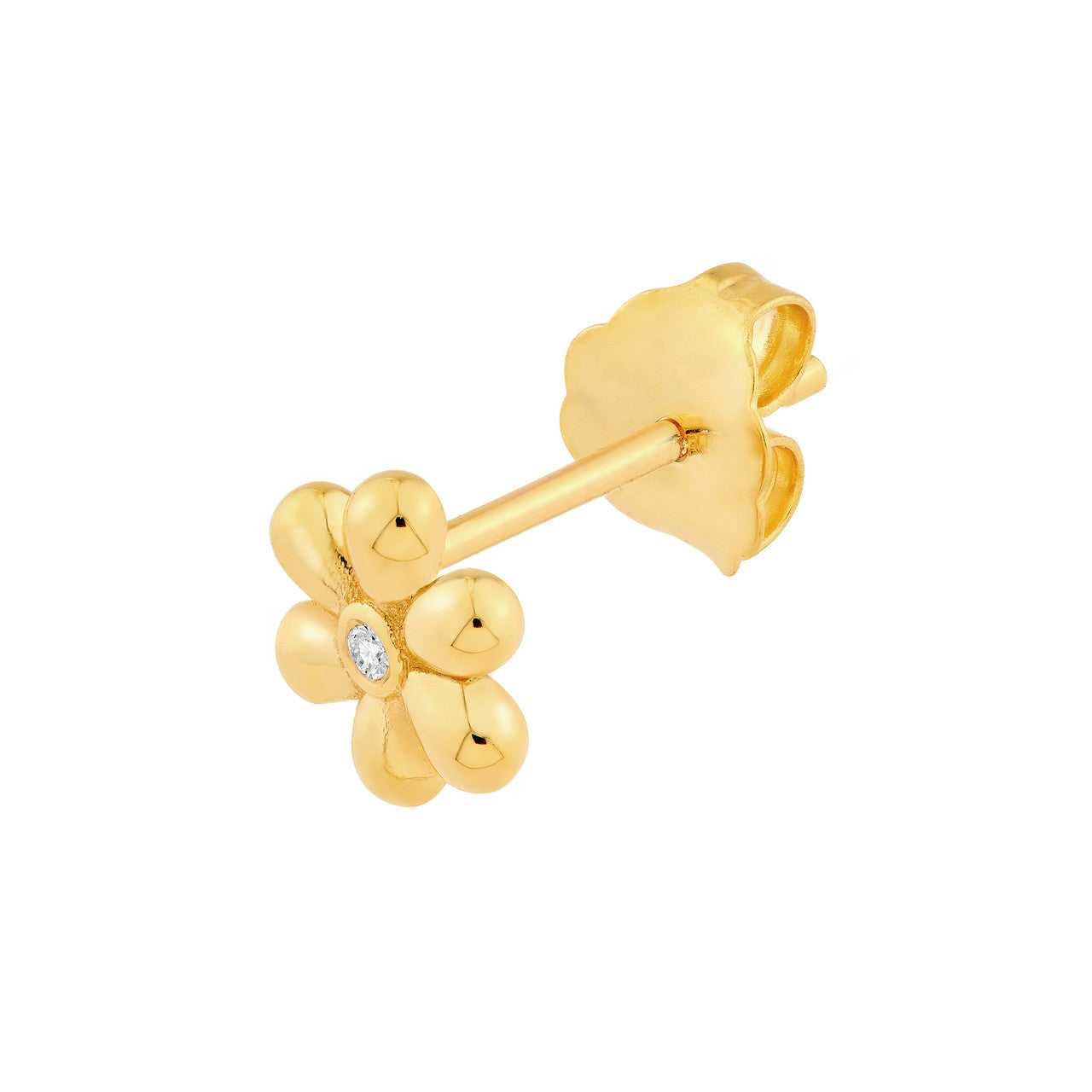 14kt yellow gold/side