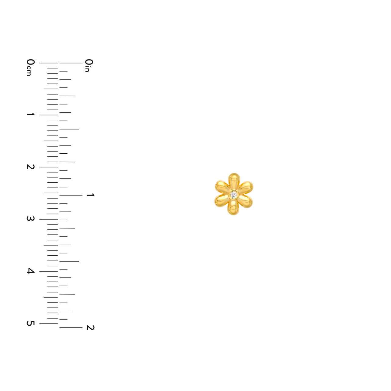 14kt yellow gold/measurements
