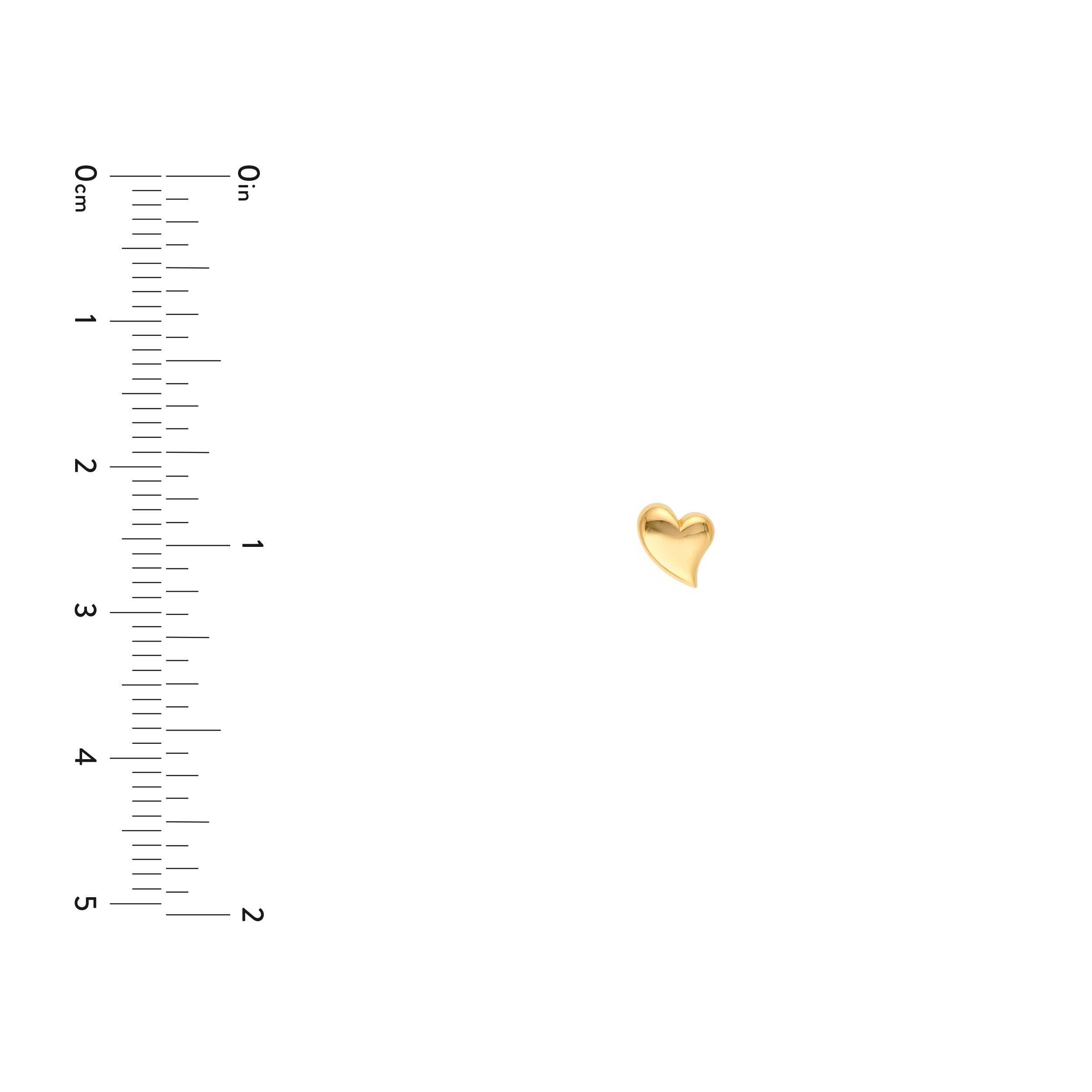 14kt yellow gold/measurement