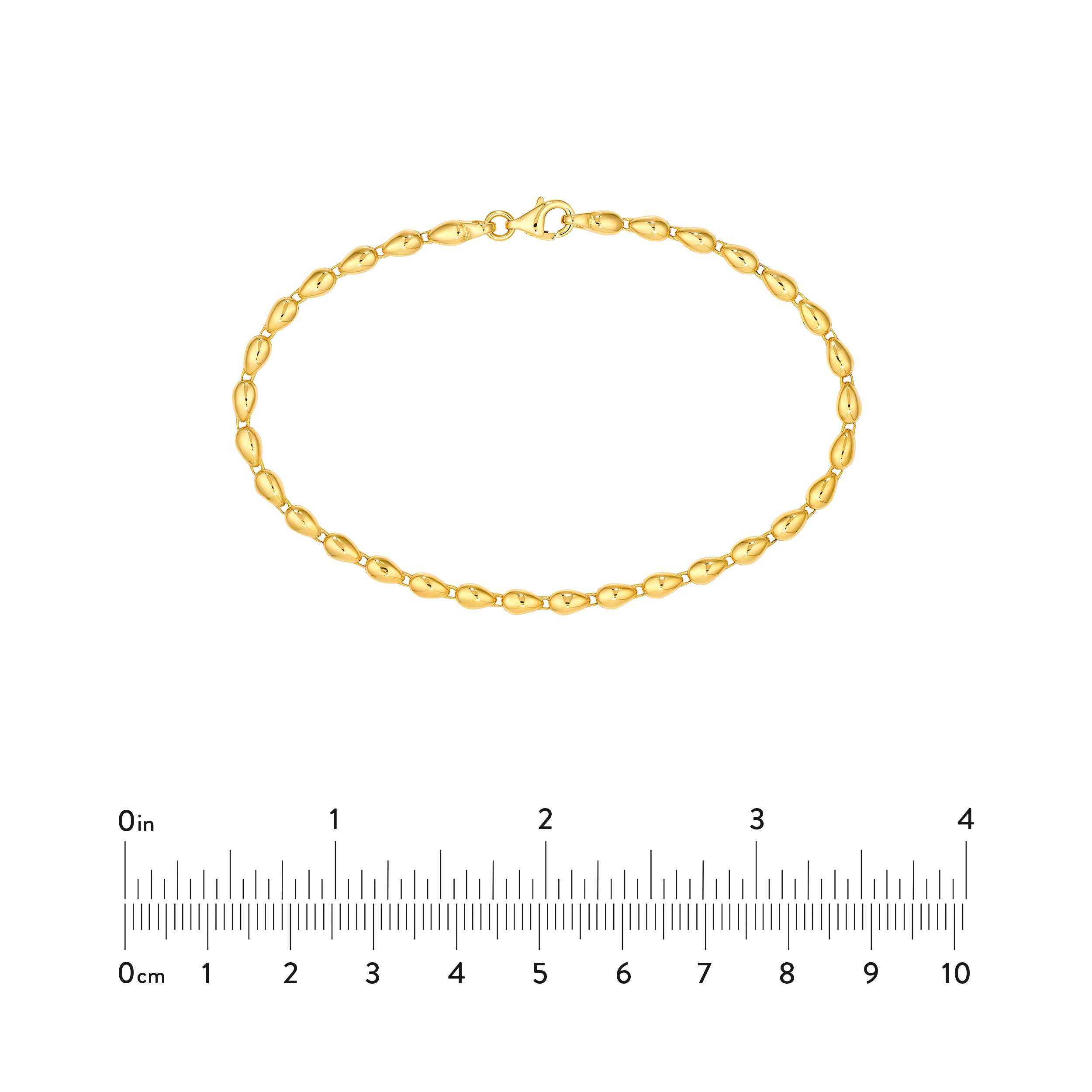 14kt yellow gold/measurement