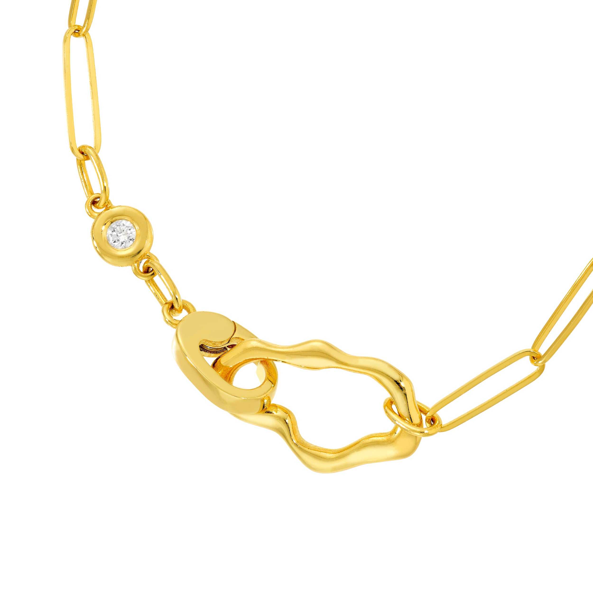 14kt yellow gold/side