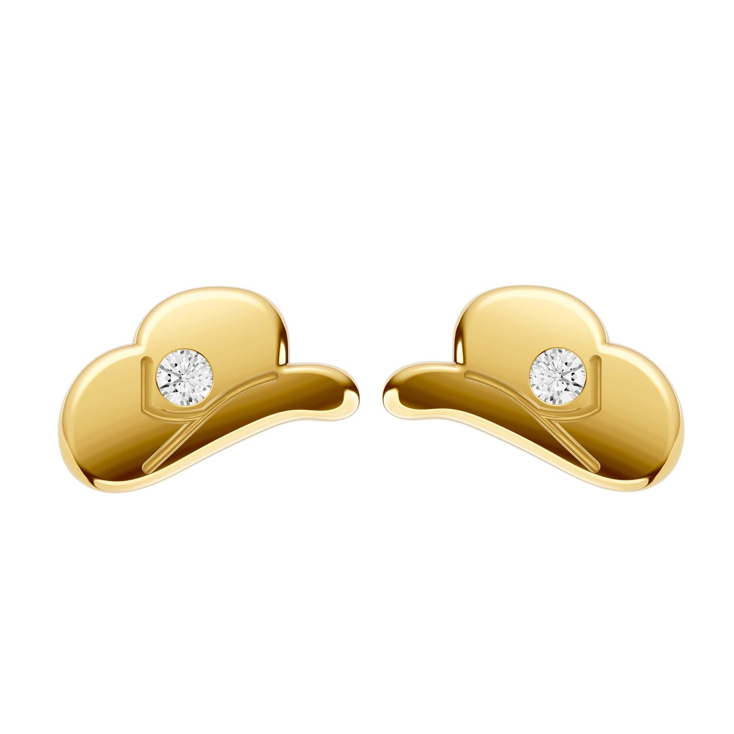 14kt yellow gold/top