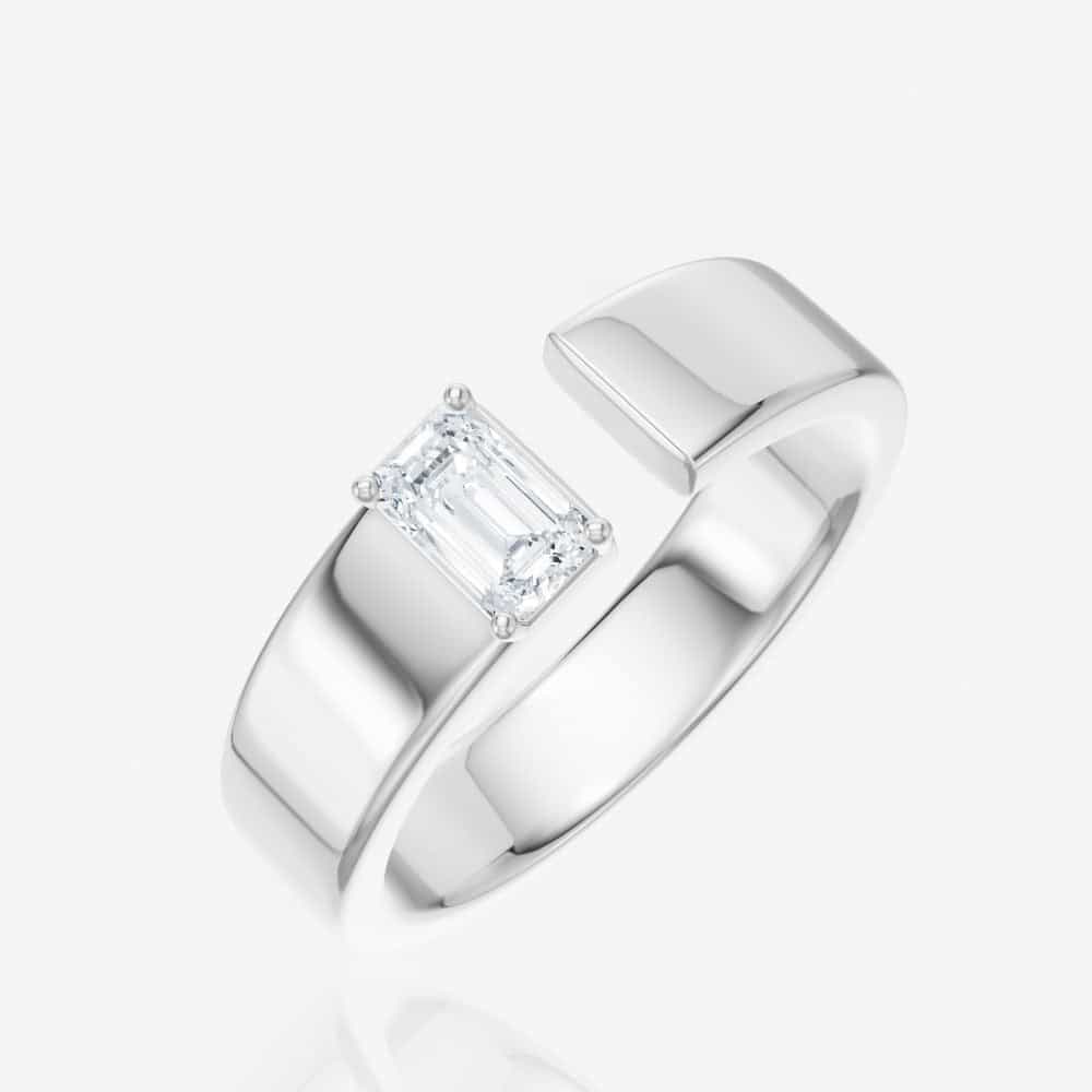 14kt white gold/top