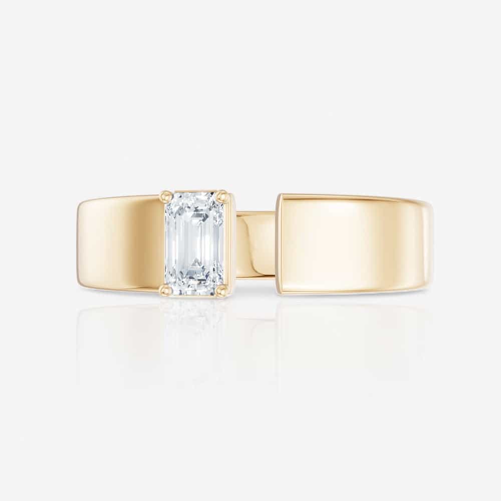 14kt yellow gold/perspective