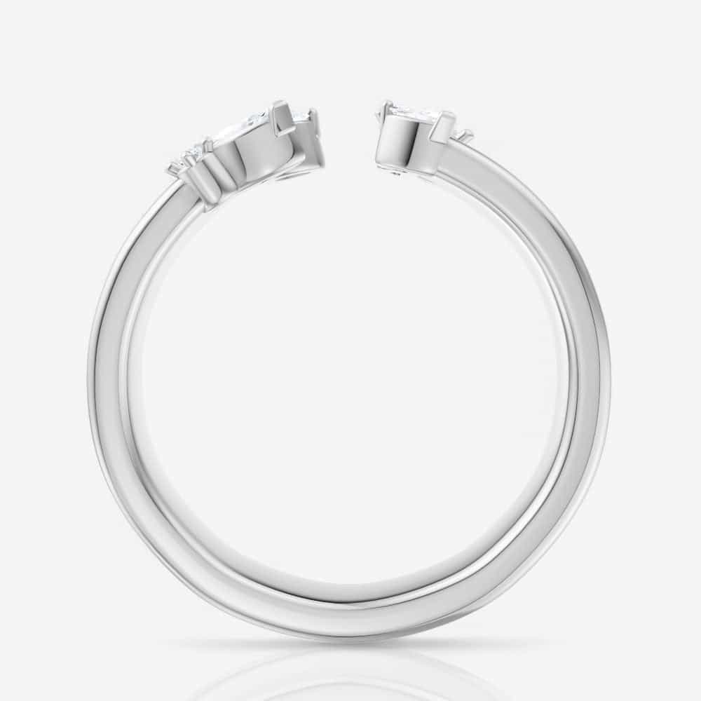 14kt white gold/front