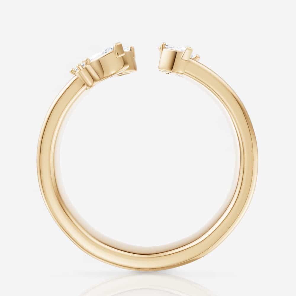 14kt yellow gold/front