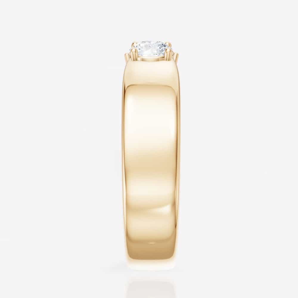 14kt yellow gold/front