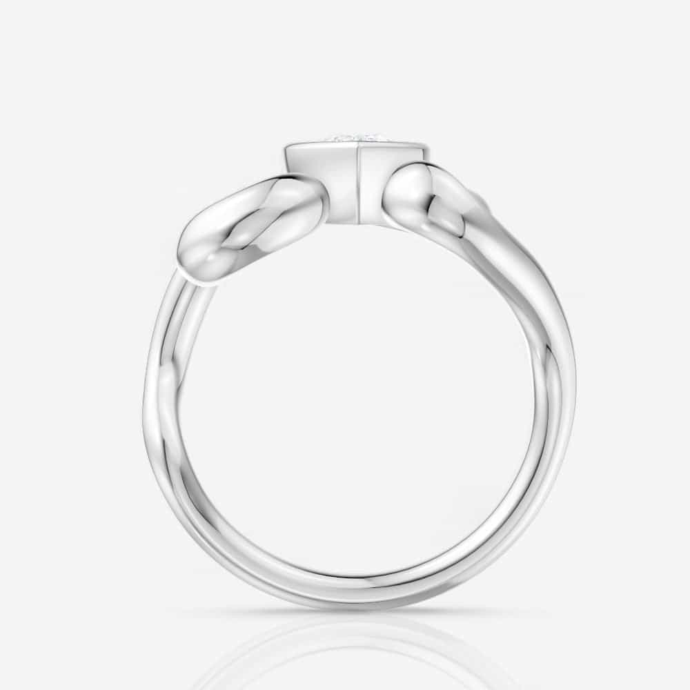 14kt white gold/front