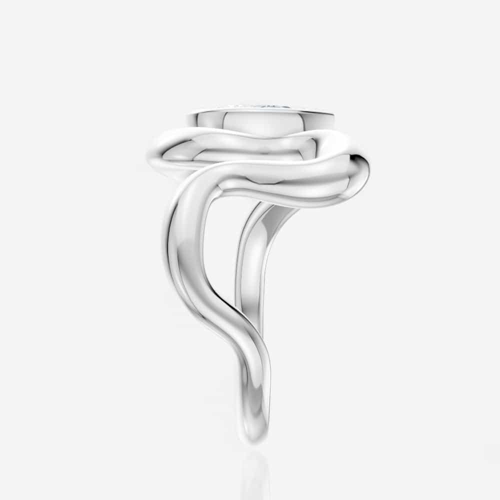 14kt white gold/measurements