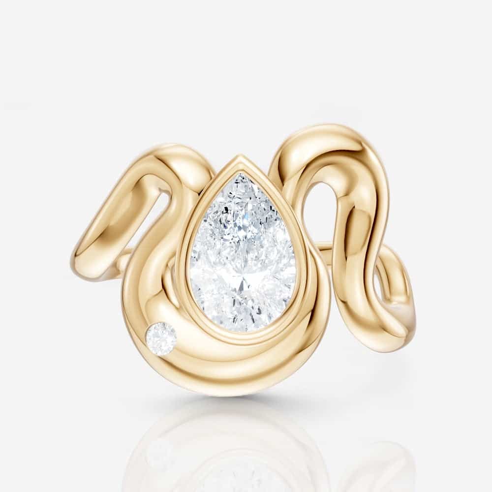 14kt yellow gold/perspective