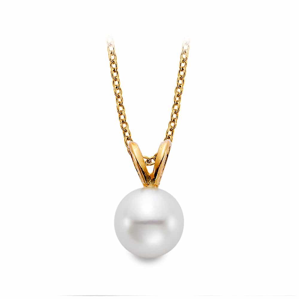 14kt yellow gold/8-8.5mm/top