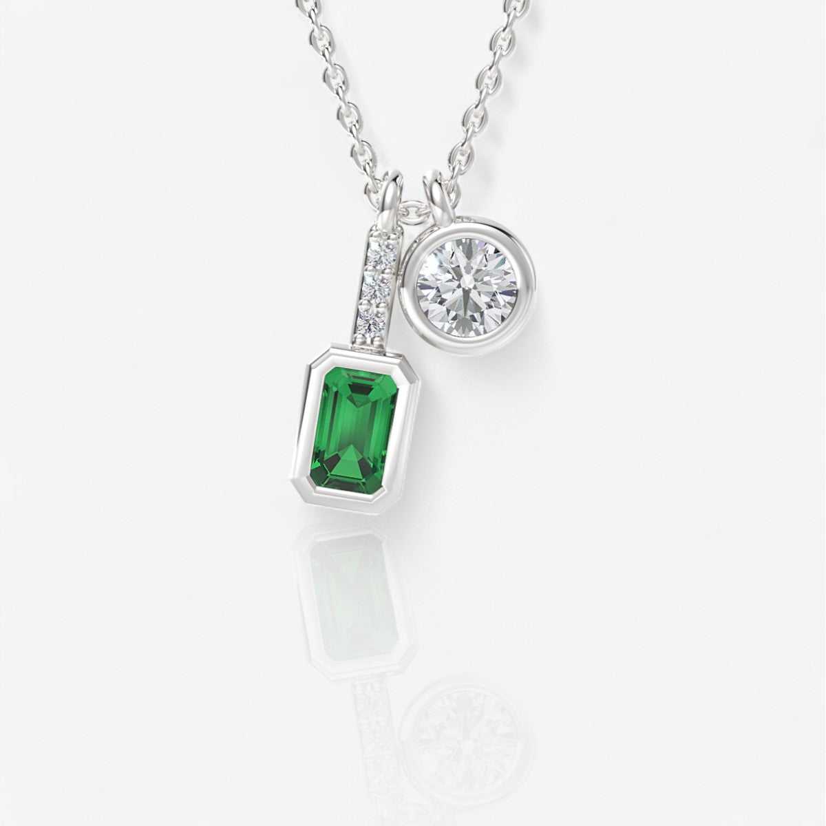14kt white gold/18kt white gold/platinum/0.50/top