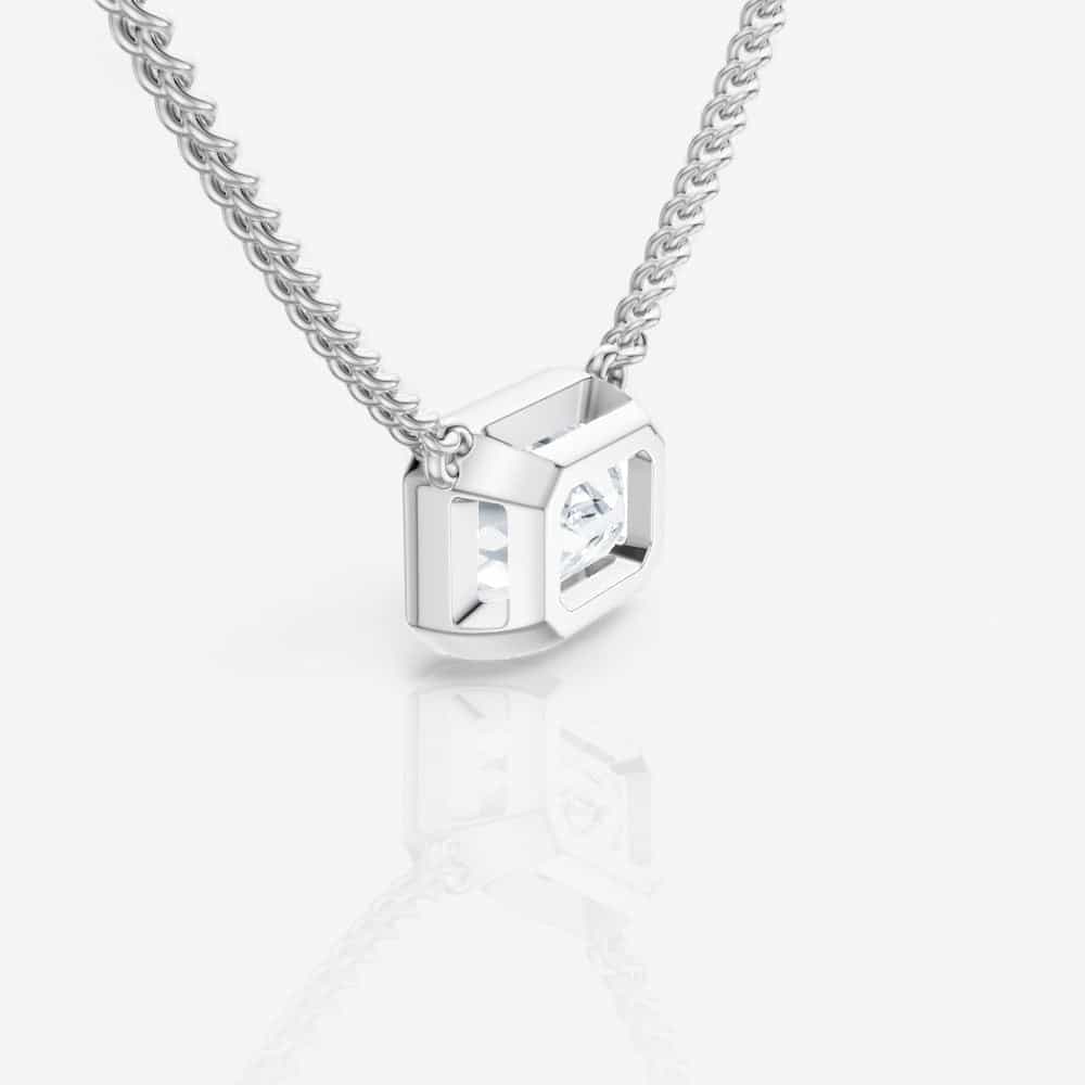 14kt white gold/18kt white gold/platinum/side