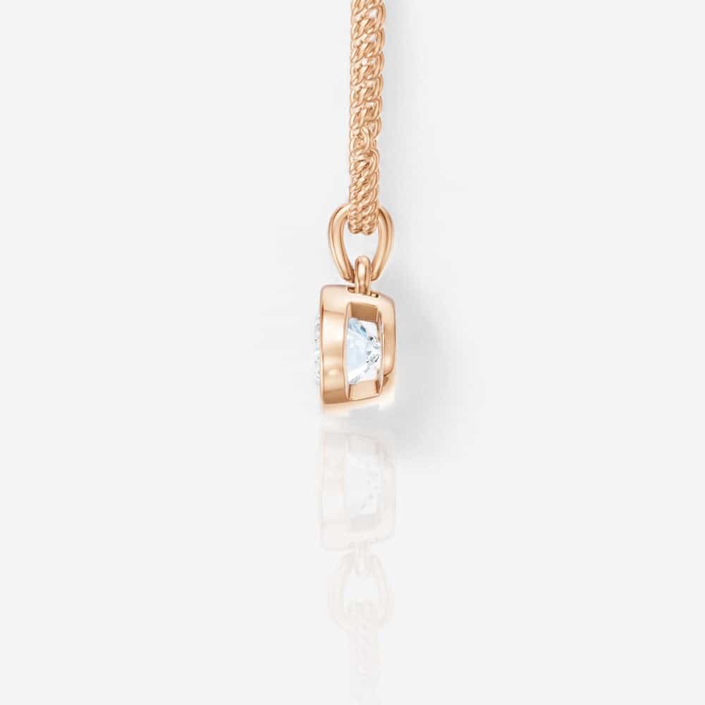 18kt rose gold/side