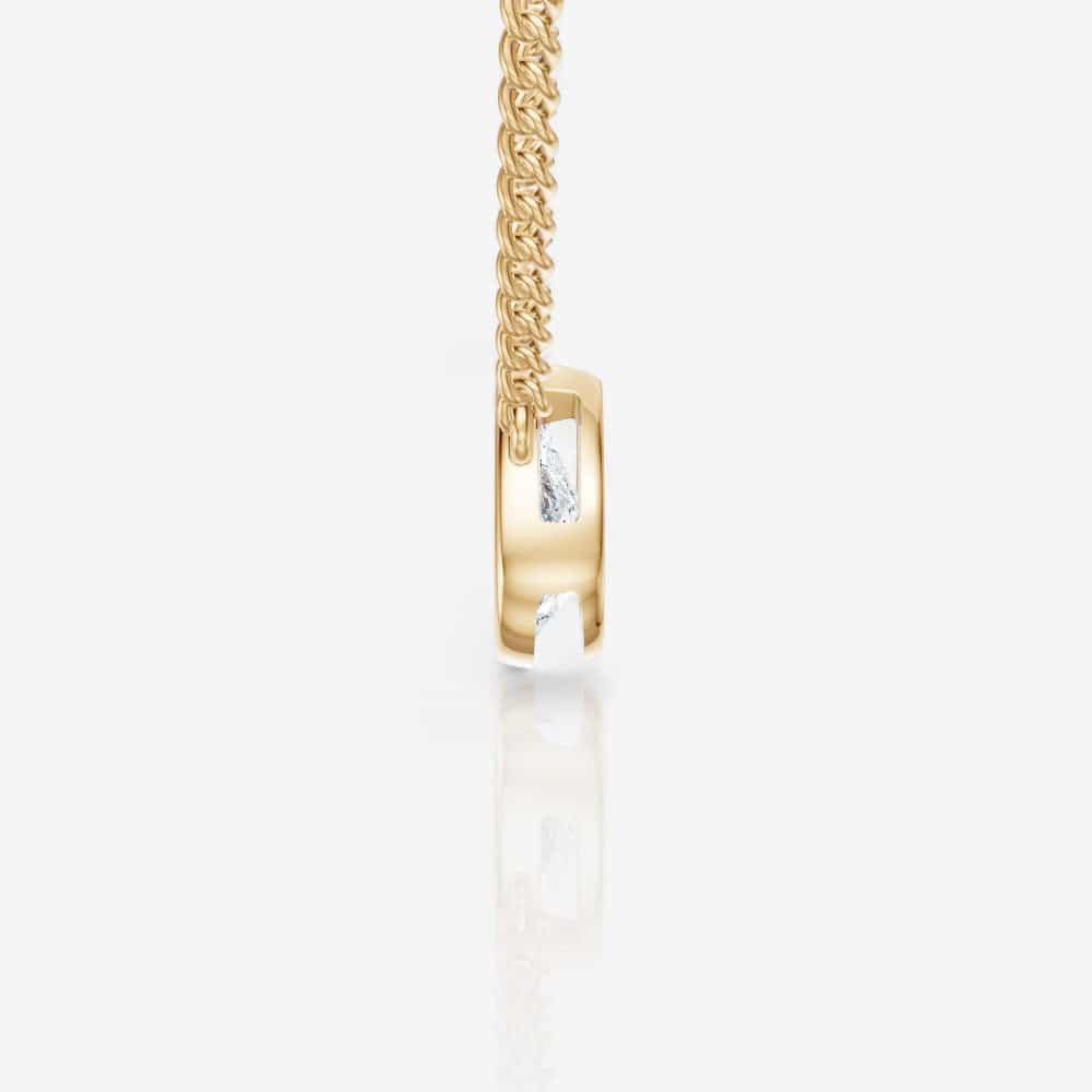18kt yellow gold/front