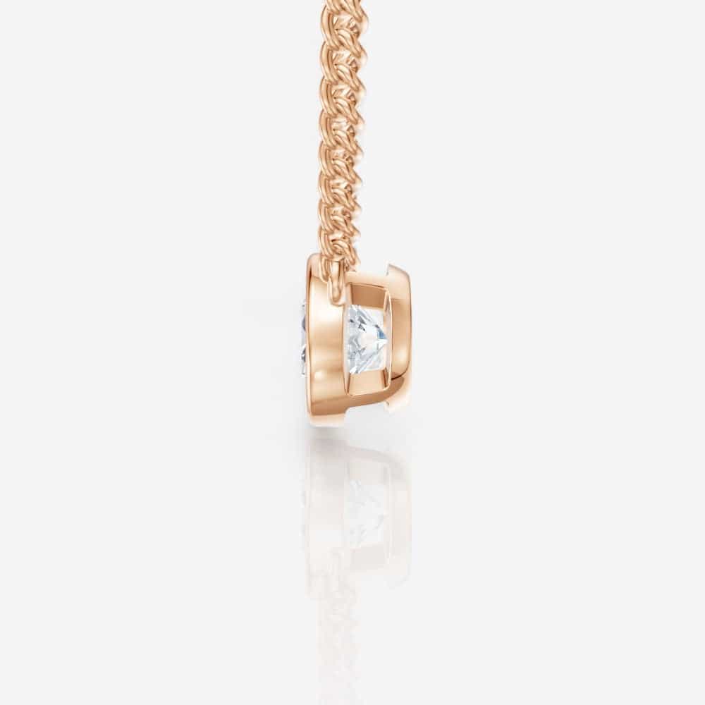 18kt rose gold/front