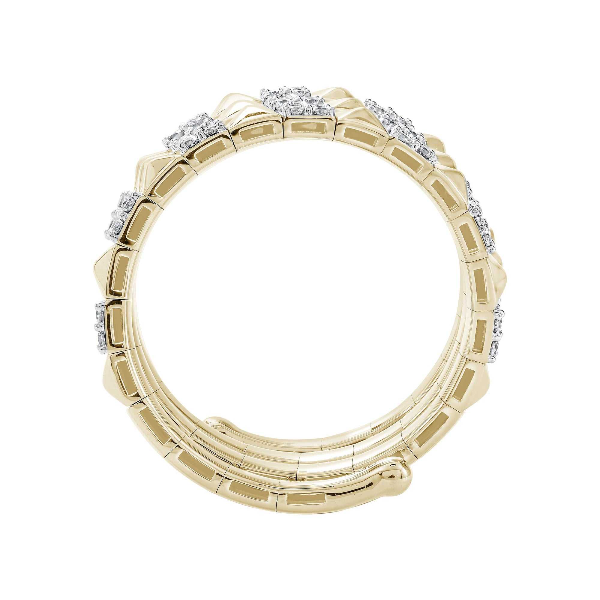 14kt yellow gold/7/front