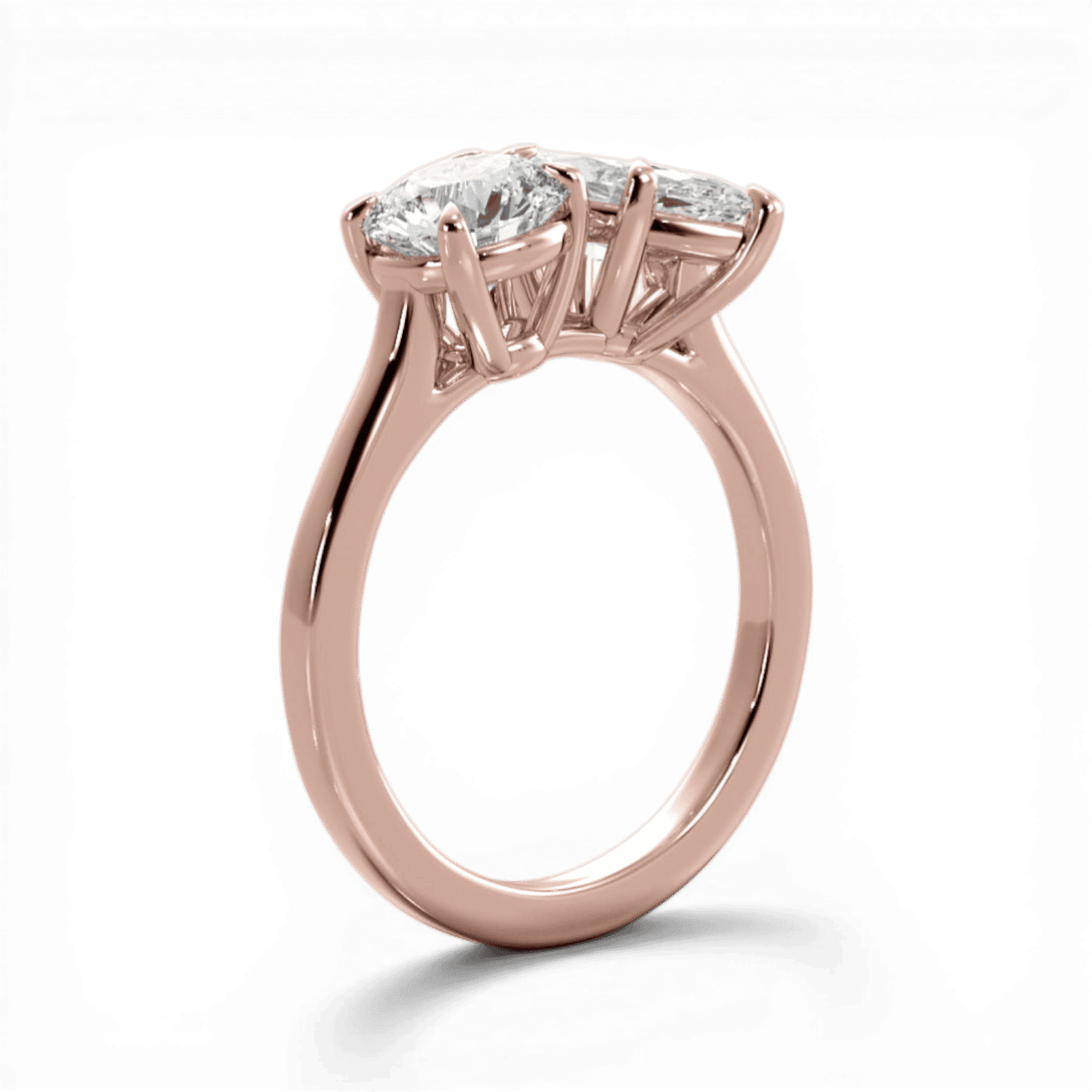 18kt rose gold/side