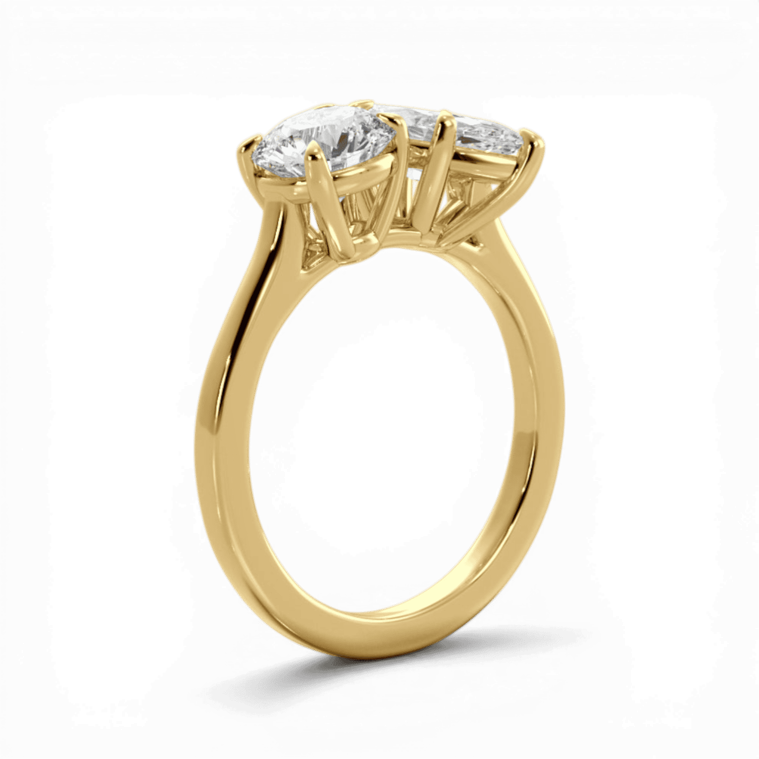 14kt yellow gold/18kt yellow gold/front