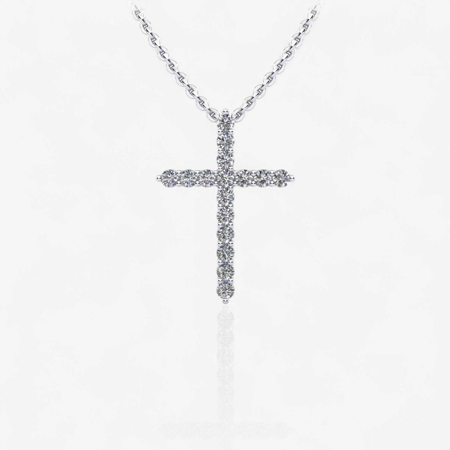 14kt white gold/1.00/top