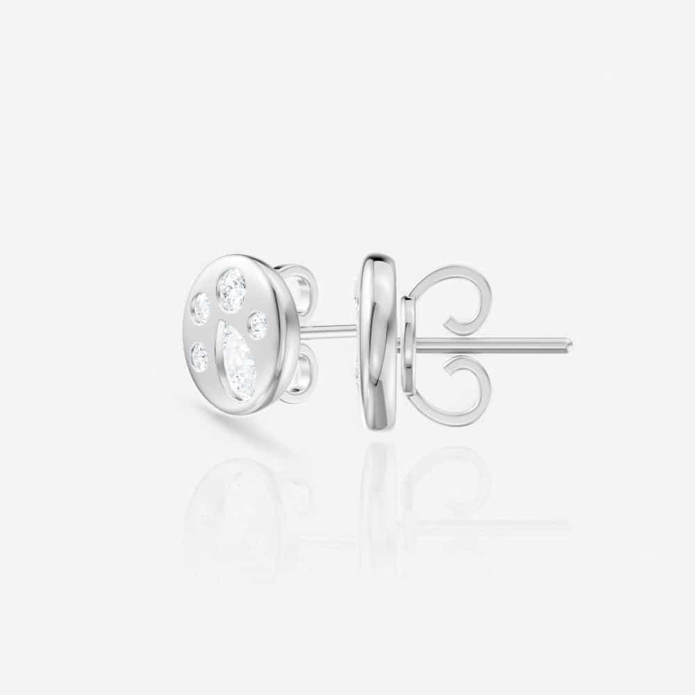 14kt white gold/front