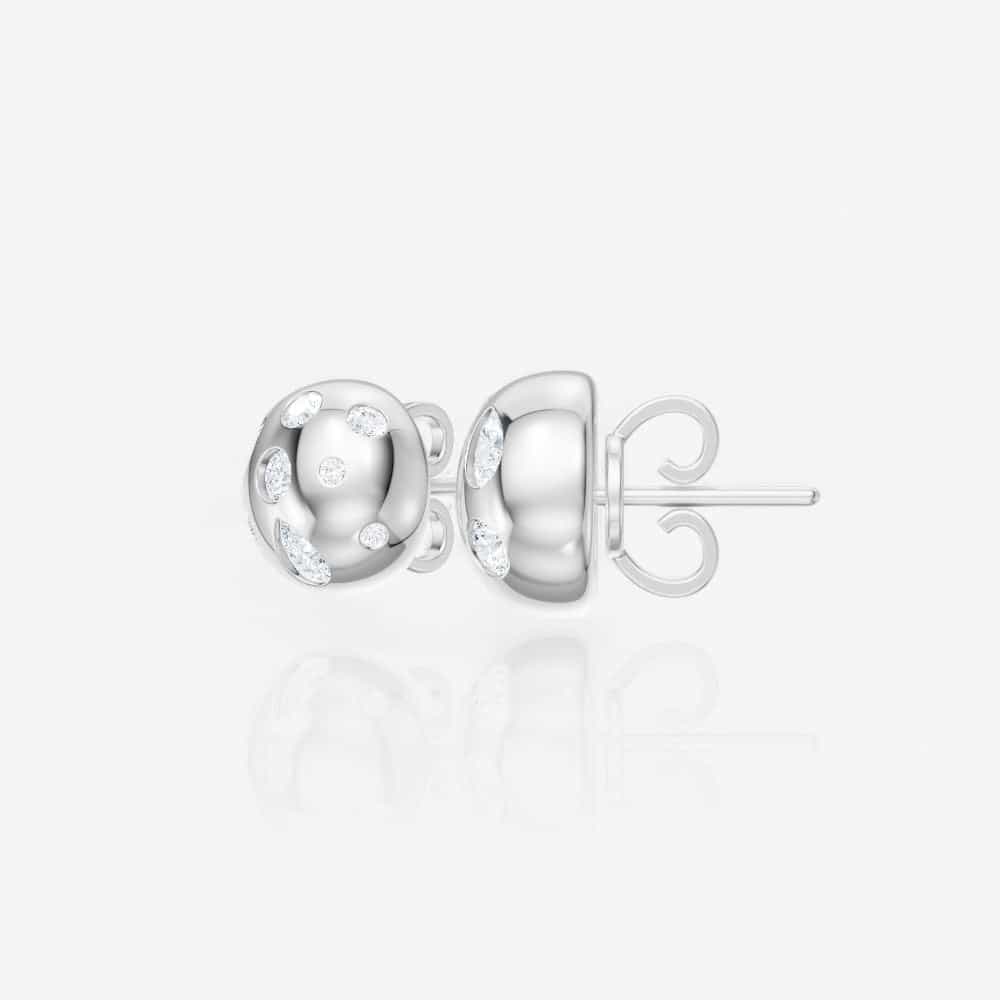 14kt white gold/front