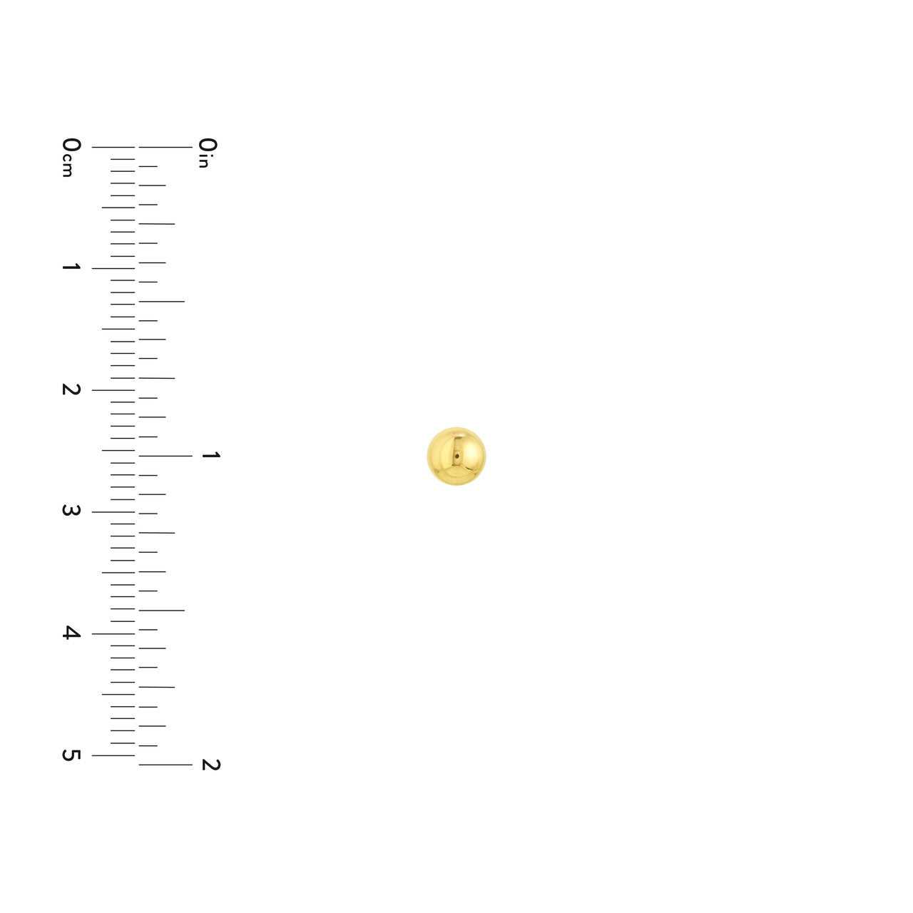 14kt yellow gold/5mm/measurements