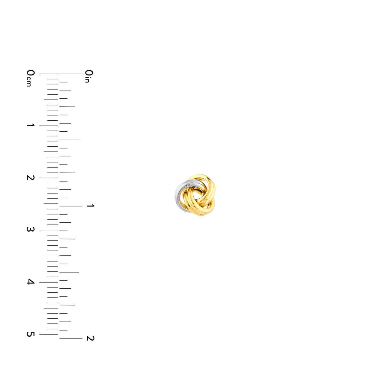14kt Yellow Gold & 14kt White Gold/perspective