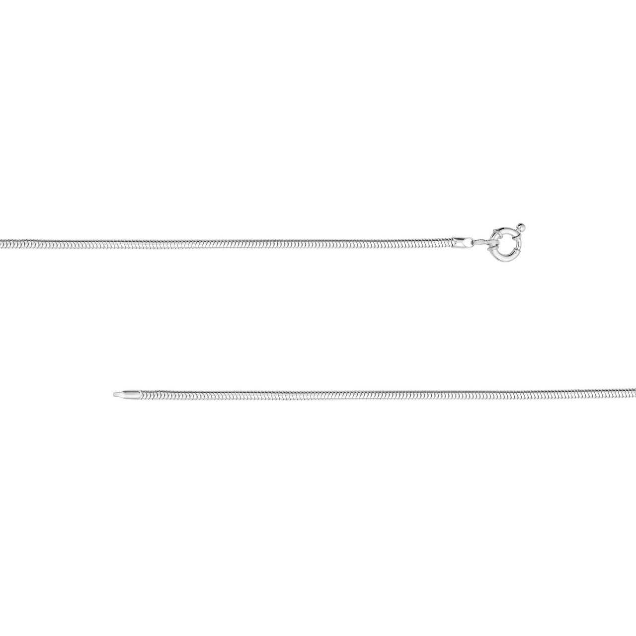 sterling silver/side