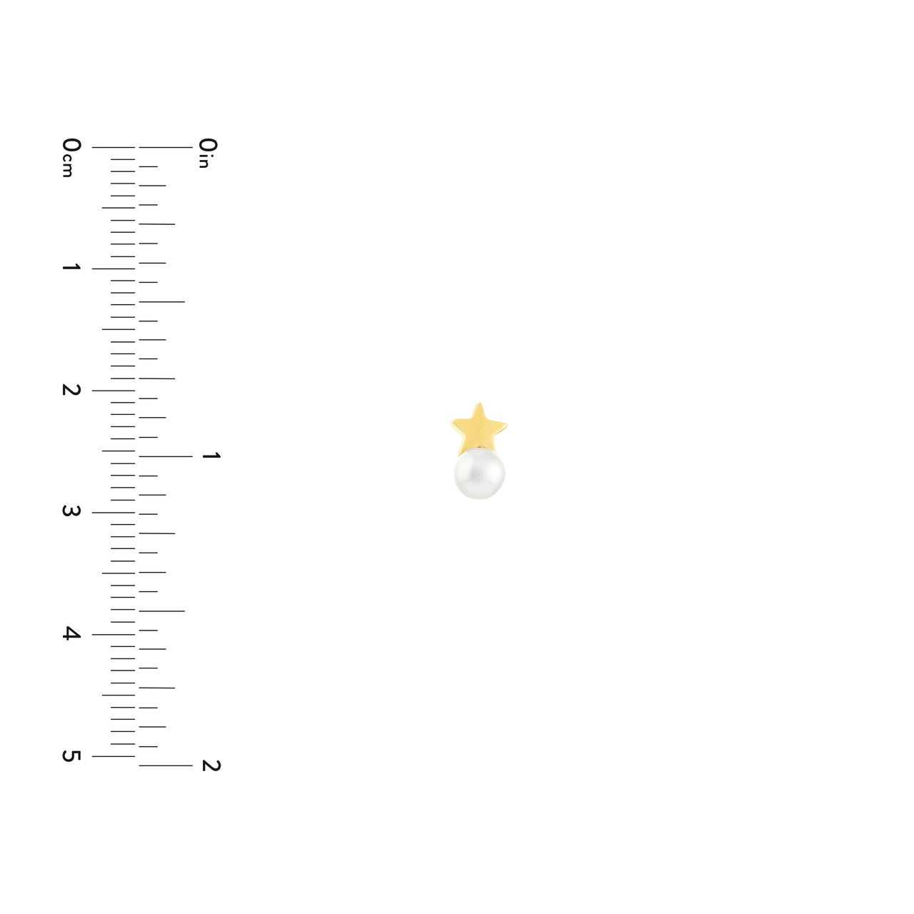14kt yellow gold/measurements