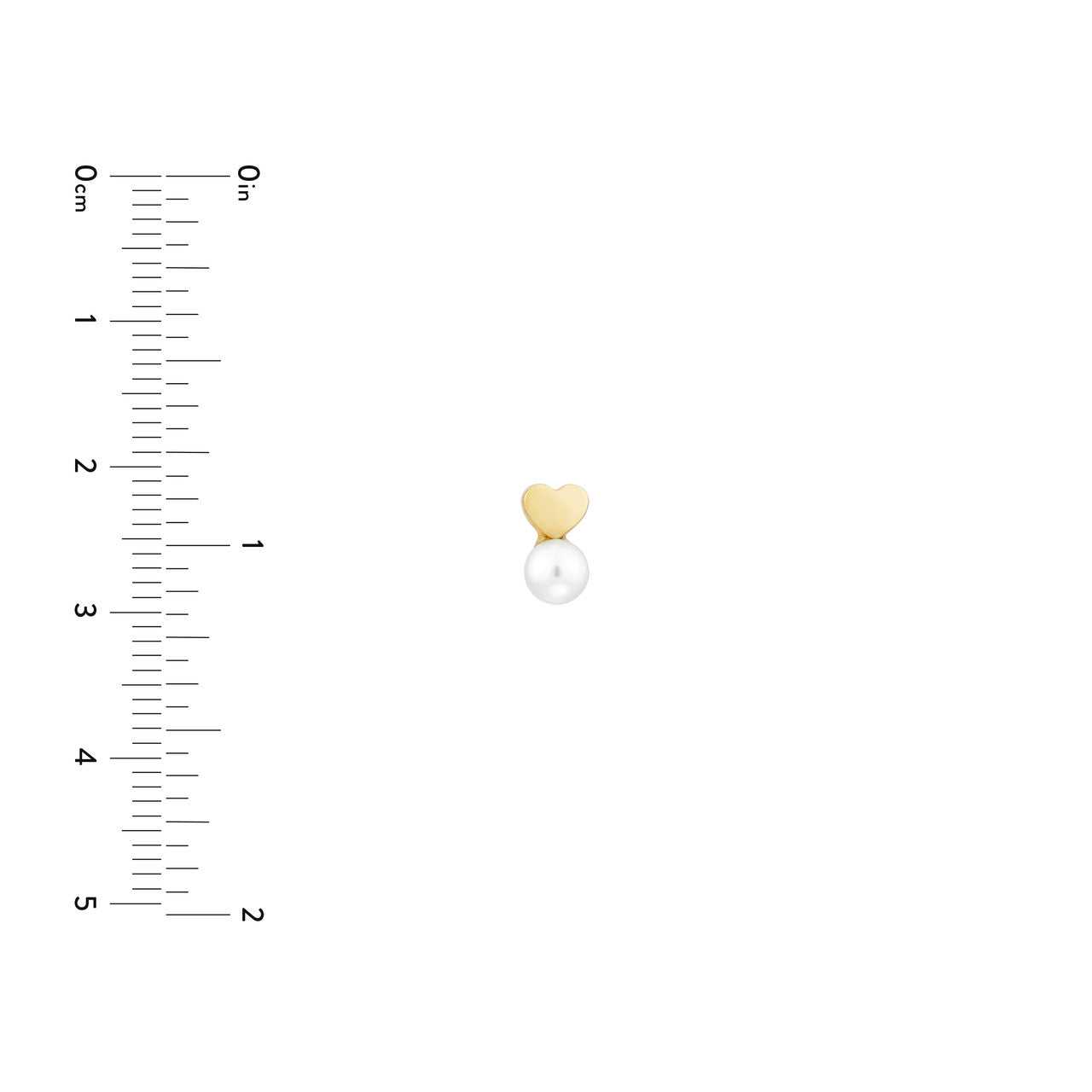 14kt yellow gold/measurements
