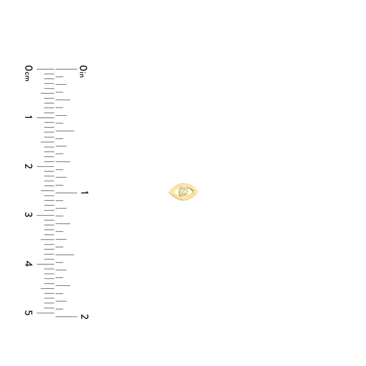 14kt yellow gold/measurements