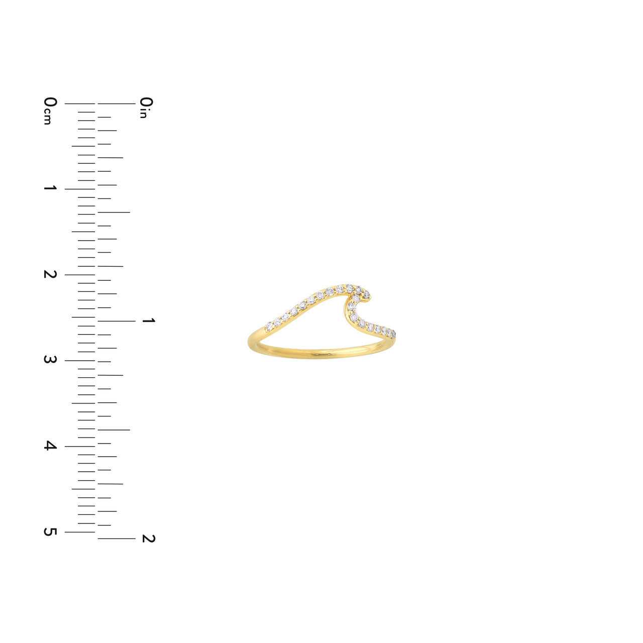 14kt yellow gold/perspective