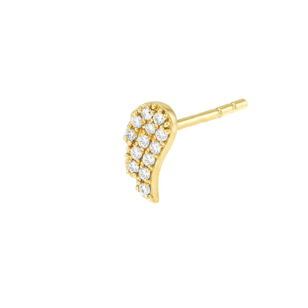 14kt yellow gold/side