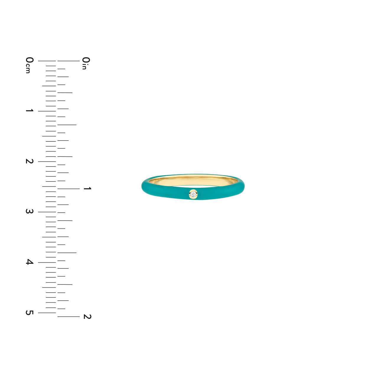 14kt yellow gold/measurement