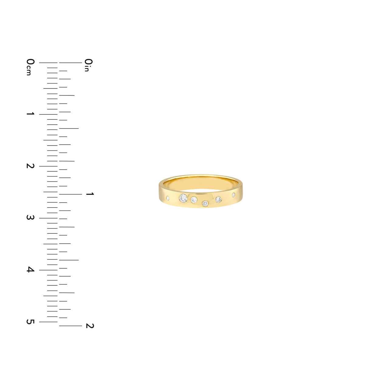 14kt yellow gold/perspective