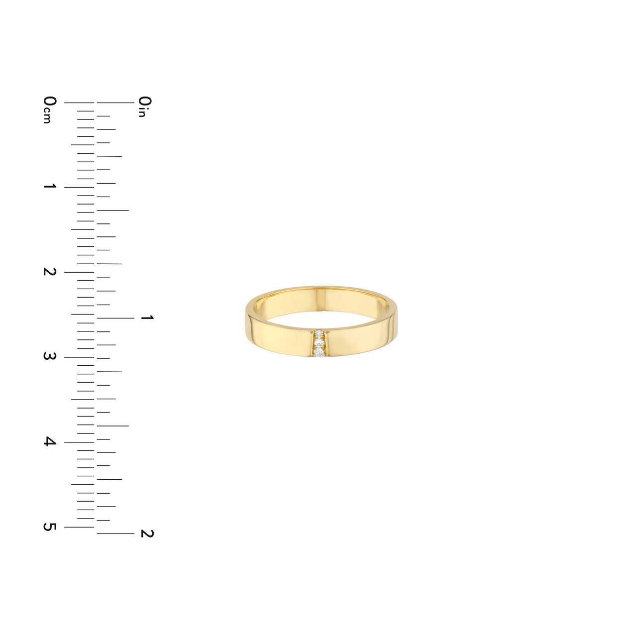 14kt yellow gold/perspective