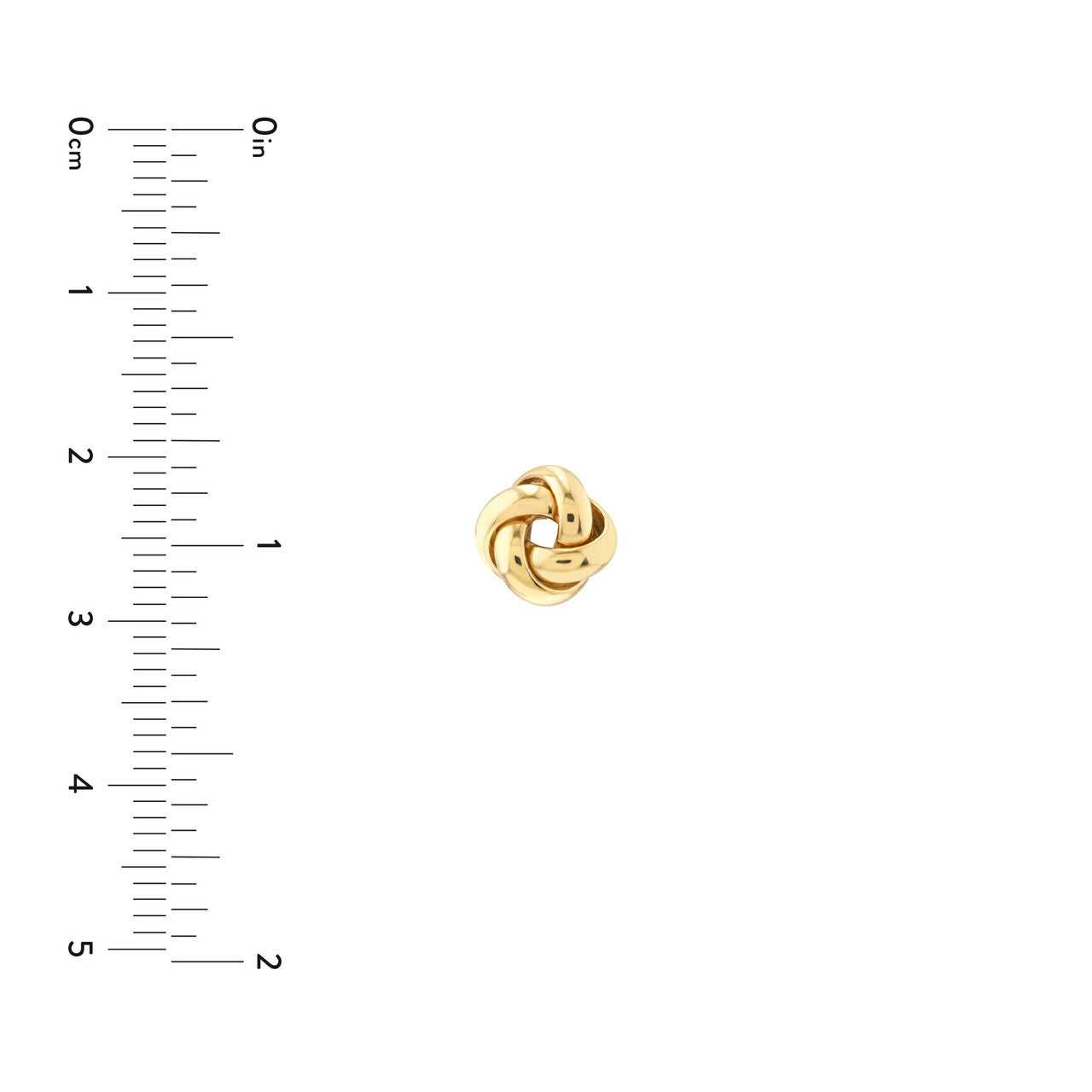 14kt yellow gold/measurements