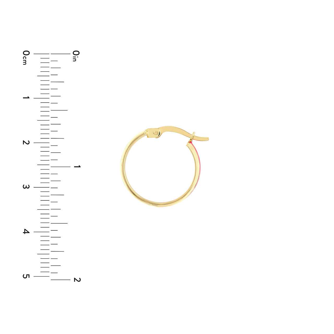 14kt yellow gold/measurements