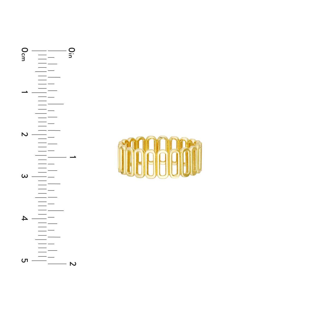 14kt yellow gold/measurements