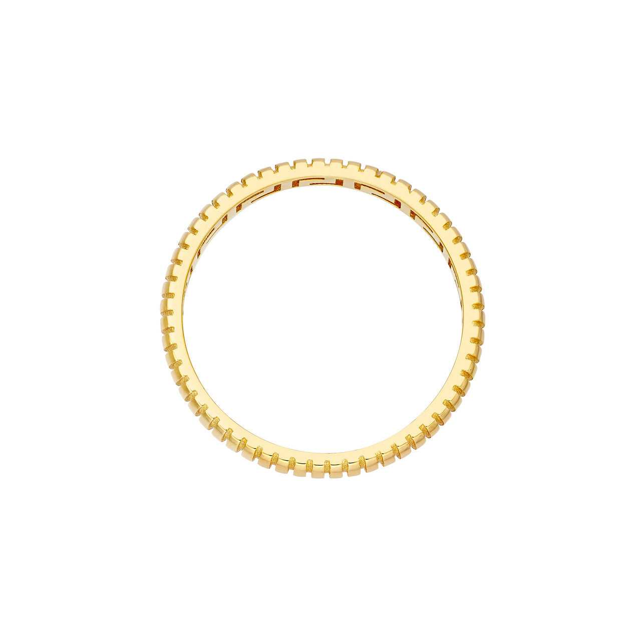 14kt yellow gold/side