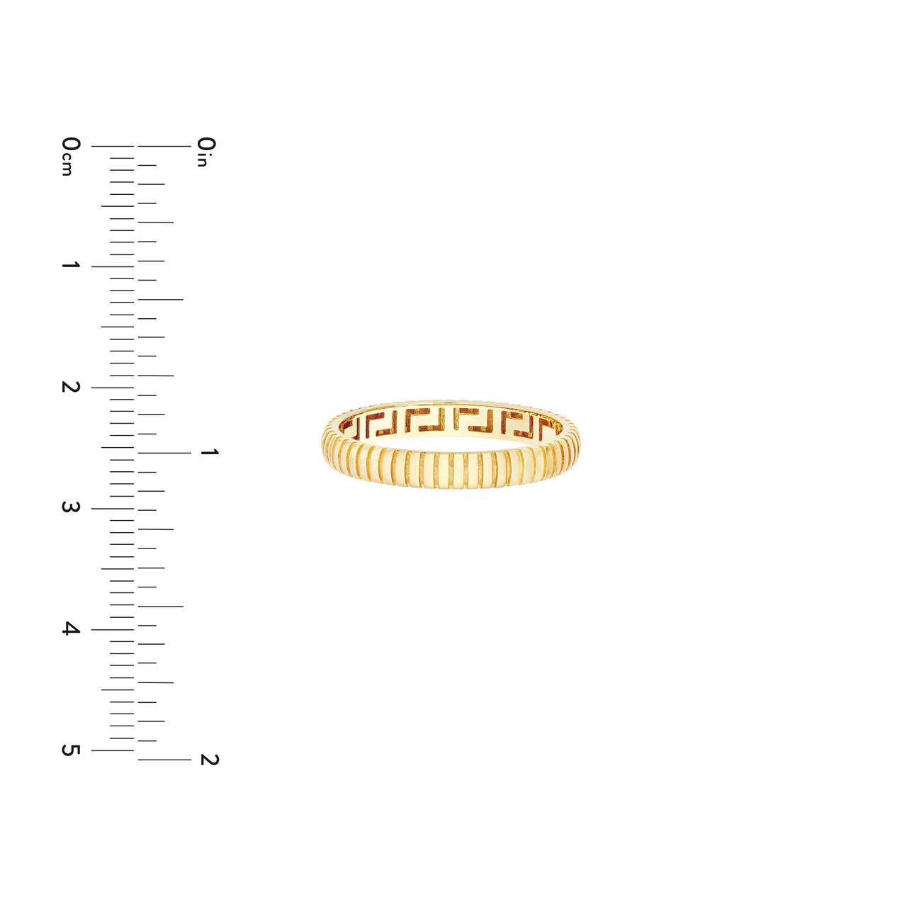 14kt yellow gold/measurements