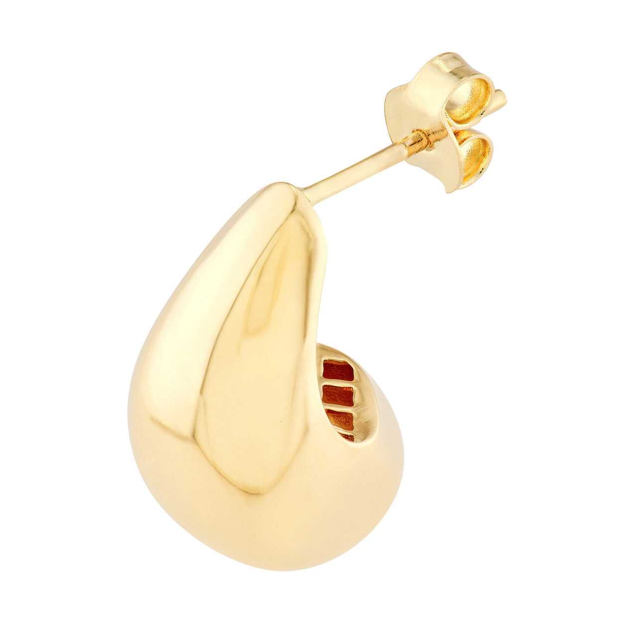14kt yellow gold/front