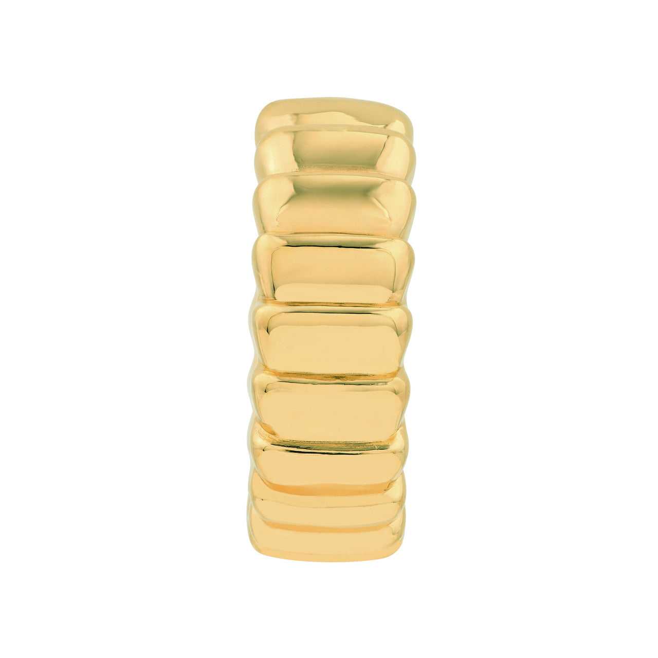 14kt yellow gold/front