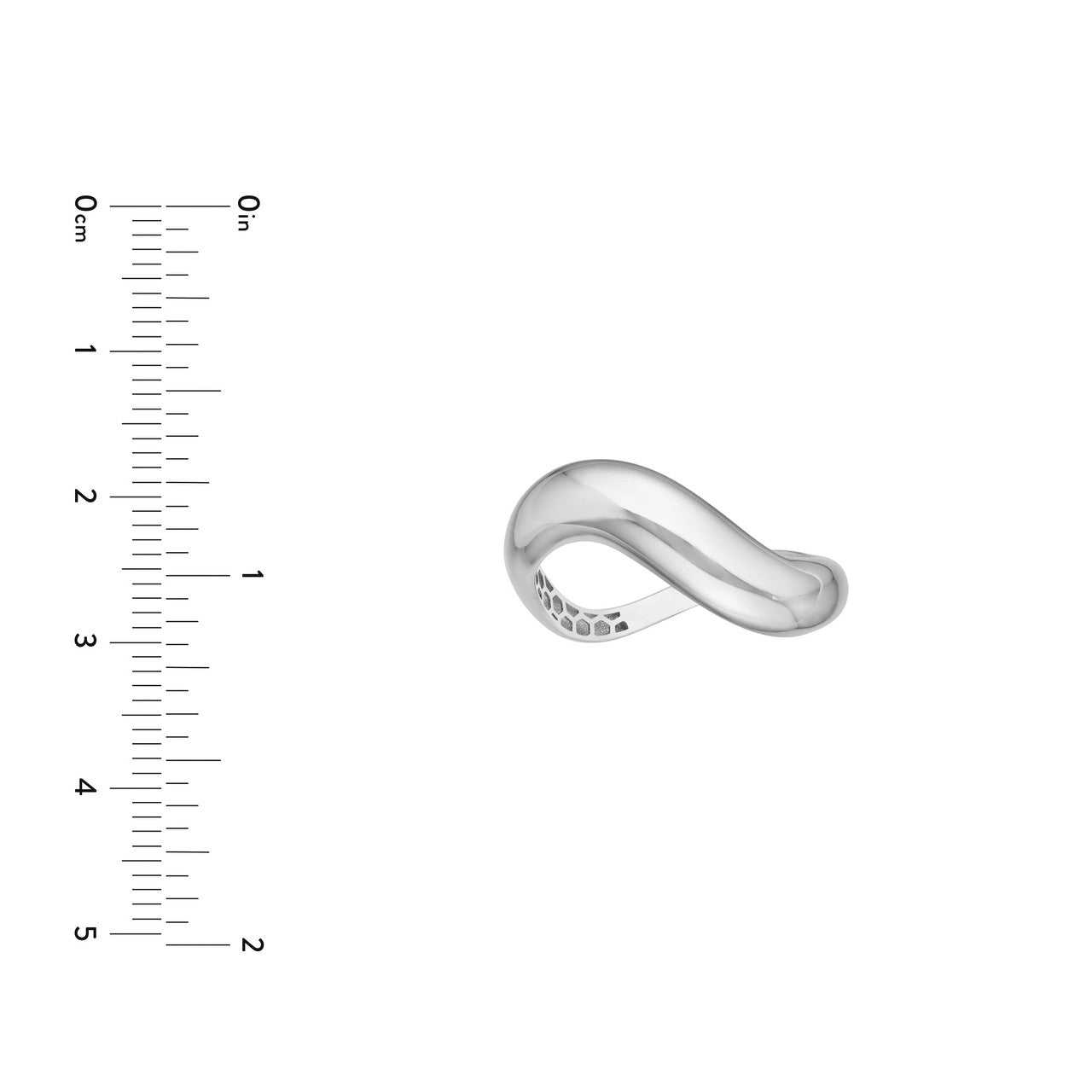 14kt white gold/measurements