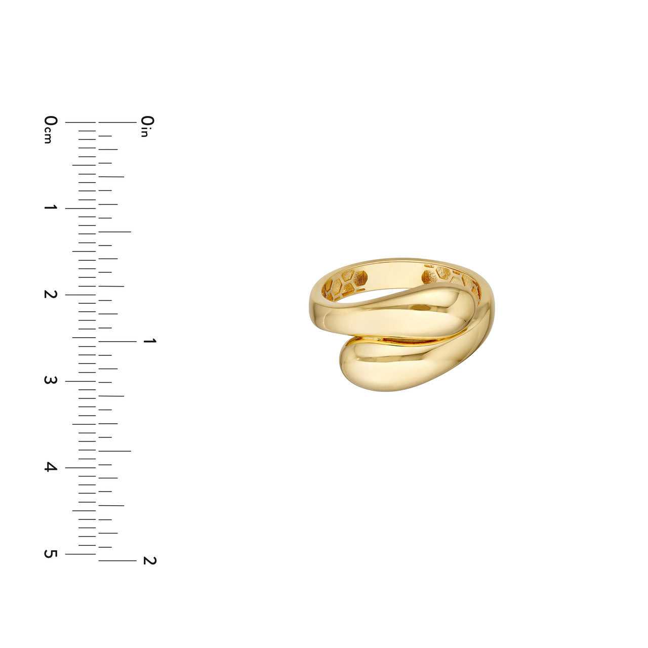 14kt yellow gold/measurements