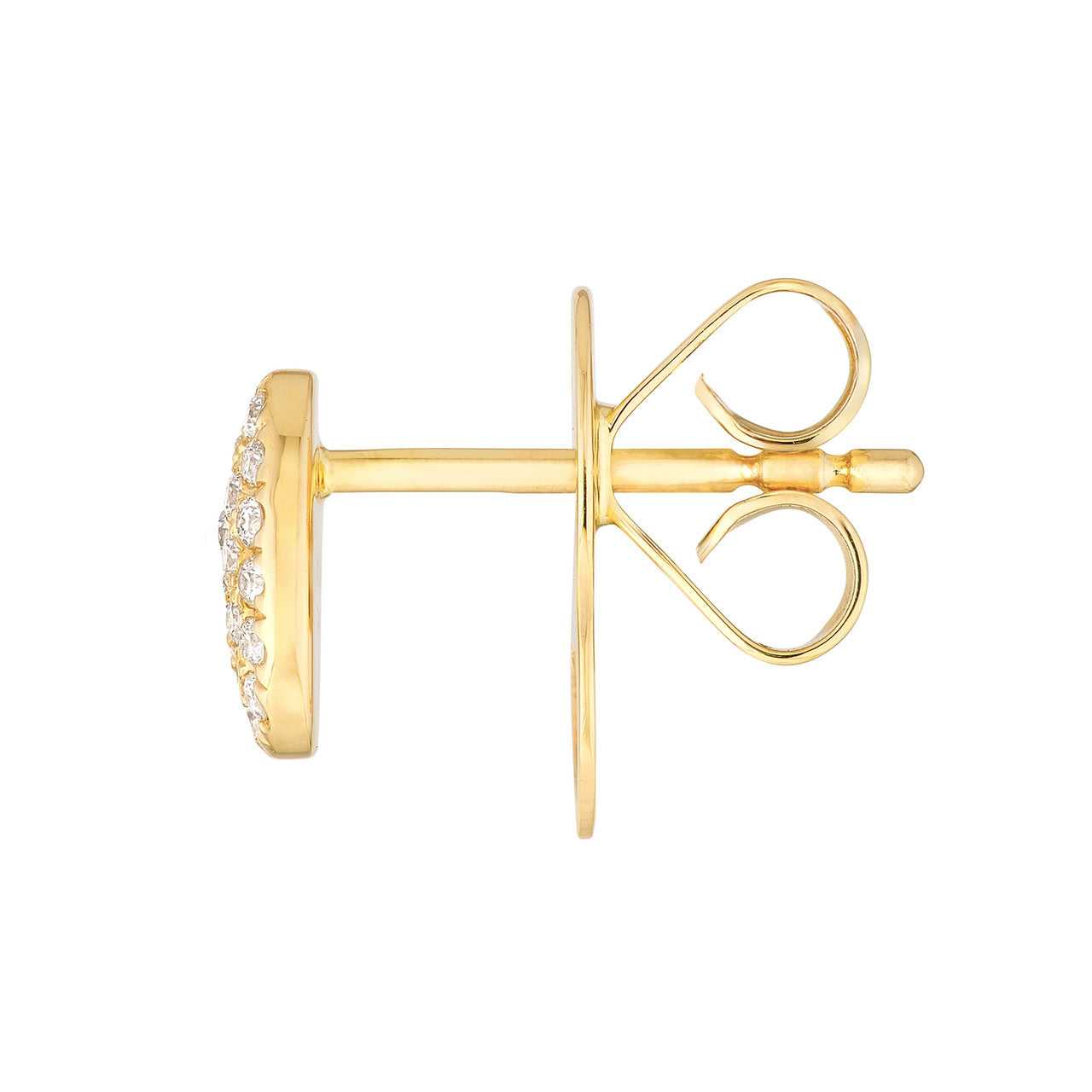 14kt yellow gold/side
