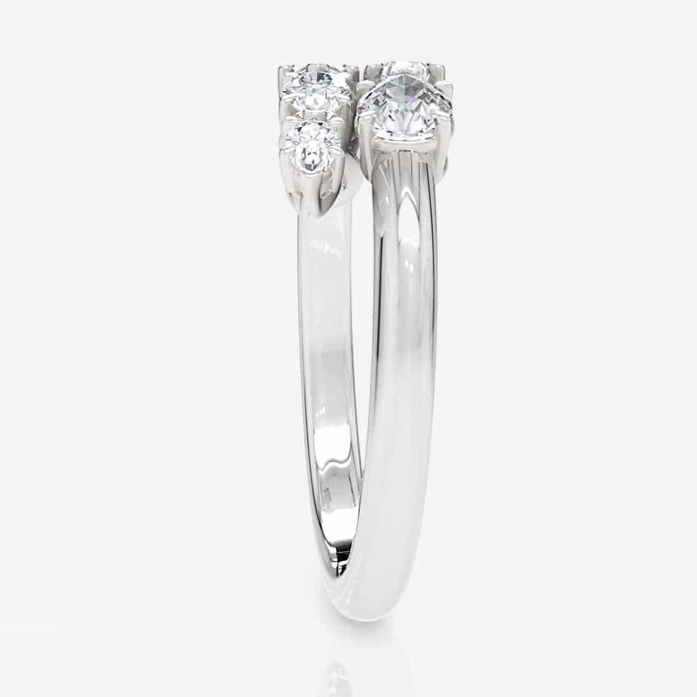 14kt white gold/18kt white gold/platinum/1.00/perspective