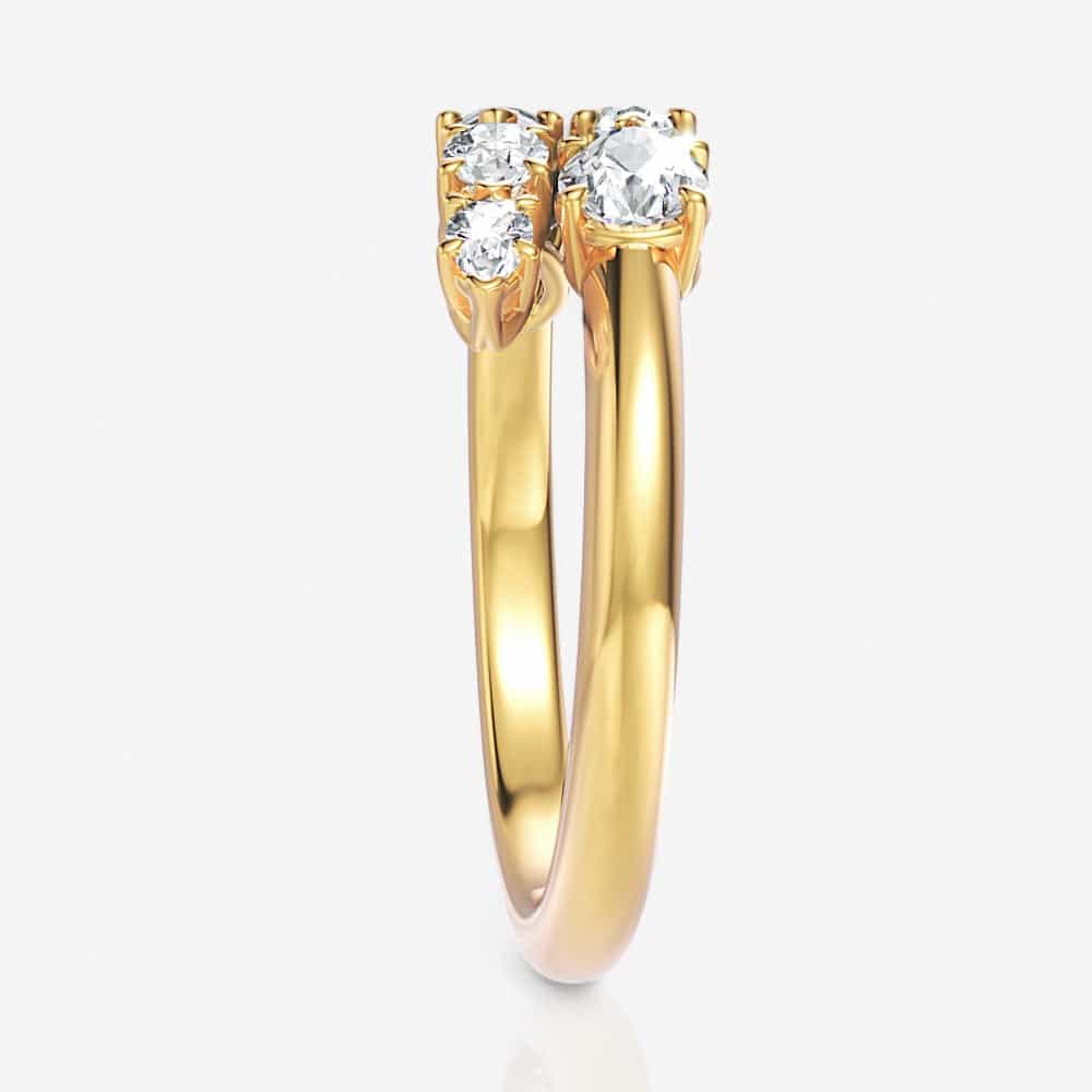 18kt yellow gold/1.00/perspective