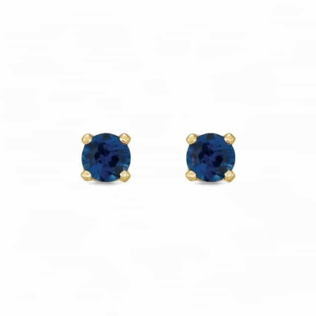14kt yellow gold/September - Sapphire/top